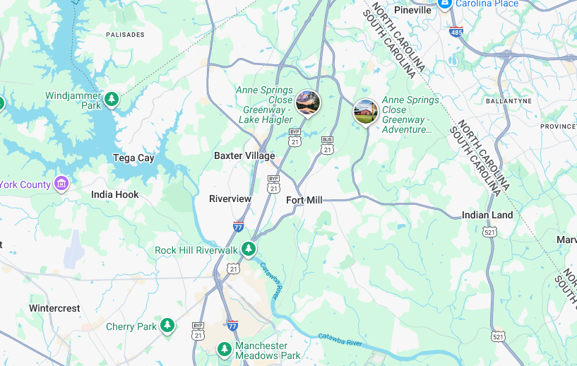 painting-fort-mill-sc fort-mill-sc-service-area-map